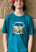 St Louis Teal VW Van Short Sleeve T Shirt