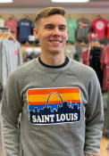 St Louis Skyline Crew Sweatshirt - Grey
