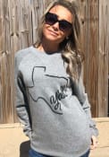 Texas Yall Crew Sweatshirt - Grey