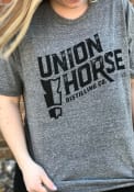 Union Horse Distilling Co. Heather Grey Short Sleeve T Shirt
