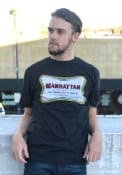 Manhattan Black Champagne Short Sleeve T Shirt
