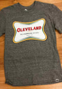 Cleveland Grey Champagne Short Sleeve T Shirt