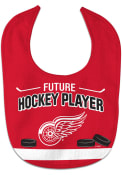 Detroit Red Wings Baby Future Hockey Player Bib - Red
