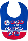 Philadelphia 76ers Baby Born to be a Fan Bib - Blue