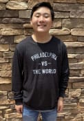 Philadelphia Heather Black VS The World Long Sleeve T Shirt