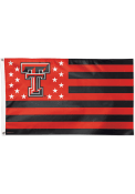 Texas Tech Red Raiders 3x5 Americana Red Silk Screen Grommet Flag