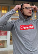 Cleveland Grey Workhorse Long Sleeve Light Weight Hood