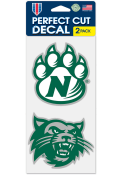 Northwest Missouri State Bearcats 4x4 2 Pack Auto Decal - Green