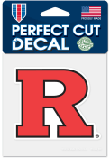 Rutgers Scarlet Knights 4x4 Auto Decal - Red