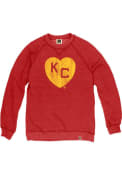 Kansas City Monarchs Rally KC Heart Fashion Sweatshirt - Red