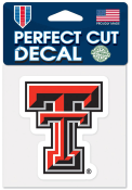 Texas Tech Red Raiders 4x4 Auto Decal - Red