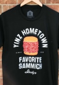 Isalys Yinz Fave Sammich SS Tee - Heather Black