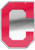 Cleveland Indians Auto Badge Car Emblem - Red