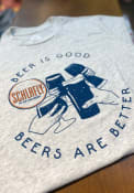 Schlafly Oatmeal Beer Is Good Short Sleeve T Shirt