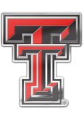 Texas Tech Red Raiders Auto Badge Car Emblem - Red