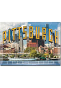Pittsburgh Skyline 3x4 Metal Magnet