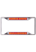 Ferris State Bulldogs Metallic Inlaid License Frame