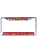 Loyola Ramblers Metallic Inlaid License Frame