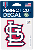 St Louis Cardinals 4x4 1964 Road Auto Decal - Red