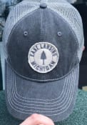 Michigan East Lansing Crack Up Scout Meshback Adjustable Hat - Charcoal