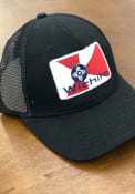 Wichita State Badge Roamer Trucker Adjustable Hat - Black