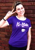 K-State Wildcats Womens Katie T-Shirt - Purple