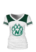Northwest Missouri State Bearcats Juniors White Burnout V-Neck