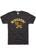 Missouri Tigers Charlie Hustle Arch Fashion T Shirt - Charcoal