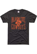 Oklahoma State Cowboys Charlie Hustle Gameday Fashion T Shirt - Charcoal