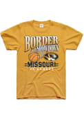Missouri Tigers Charlie Hustle Border Showdown T Shirt - Gold