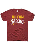 Iowa State Cyclones Charlie Hustle Tourney Hilton Magic Fashion T Shirt - Crimson