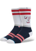 Stance Texas Rangers Mens White Team Crew Socks