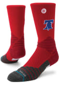 Stance Philadelphia Phillies Mens Red Diamond Pro Crew Socks