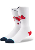 Stance Cleveland Indians Mens White Jersey Pack Crew Socks