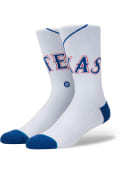 Stance Texas Rangers Mens White Jersey Pack Crew Socks