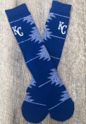 Kansas City Royals Mens Blue Geo Crew Socks