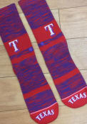 Stance Texas Rangers Womens Blue Fuzzy Classic Crew Socks