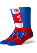 Stance Philadelphia Phillies Mens Red Pop Fly Dress Socks