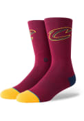 Stance Cleveland Cavaliers Mens Red Jersey Crew Socks