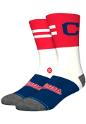 Cleveland Indians Stance Color Crew Socks - Navy Blue