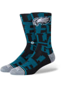 Philadelphia Eagles Stance Branded Crew Socks - Green