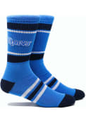 Dallas Mavericks Stripe Crew Socks - Navy Blue