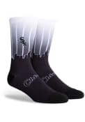 Chicago White Sox Sky Crew Socks - Black