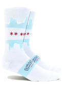 Chicago Cubs City Crew Socks - White