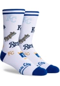 Kansas City Royals Mix Up Crew Socks - Blue
