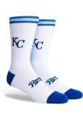 Kansas City Royals Split Crew Socks - Blue