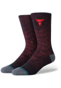 Chicago Bulls Stance Snakeskin Crew Socks - Red