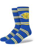 Golden State Warriors Stance Stripe Hardwood Classics Crew Socks - Blue