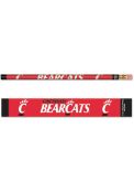 Red Cincinnati Bearcats 6 Pack Pencil