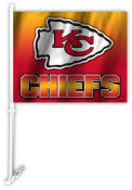 Kansas City Chiefs 11x14 Ombre Car Flag - Red